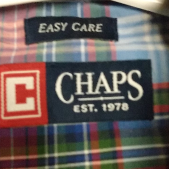 Chaps Plaid Button Down - Picture 3 of 4